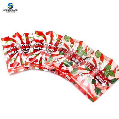 China Mould Proof Custom Weed Packaging Smell Proof Bag Heat Sealing Pouch for sale