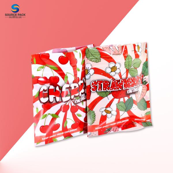 Quality Mould Proof Custom Weed Packaging Smell Proof Bag Heat Sealing Pouch for sale