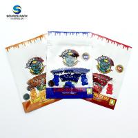 Quality CBD Gummies Packaging Mylar Bags Smell Proof Customized Weed Zipper Pack for sale