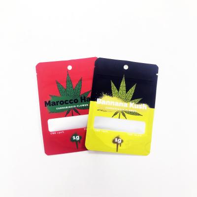 China Custom Canabis Packaging Bag for 1g CBD Flower with Laminated Materials à venda