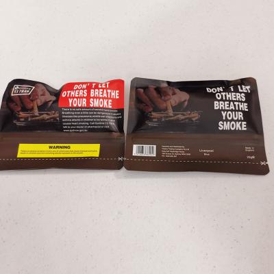 China Wholesale Resealable Smoking Leaf Cigarette Bag Packaging Rolling Tobacco Pouch for sale