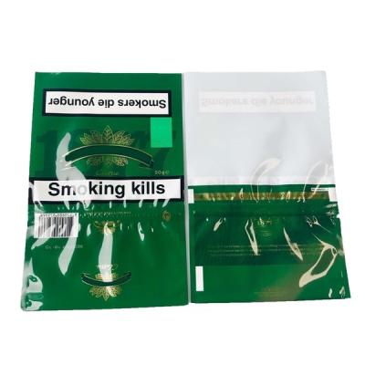 Chine Fabricant d'emballages de cigarettes Sac à fermeture à glissière à feuilles lâches Sacoche à rouleaux d'emballage de tabac à vendre
