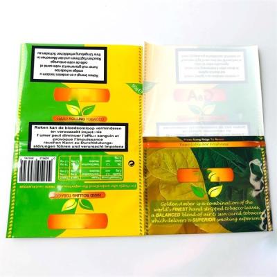China Eco Friendly Packaging Tobacco Pouch Custom Printed Zipper 25g 50g for sale
