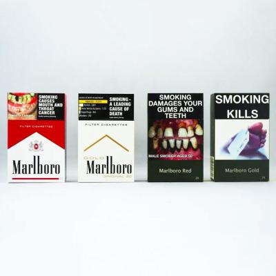 China Embalagens para cigarros Caixas de cigarros Embalagens de papel Tabaco Embalagens normalizadas à venda