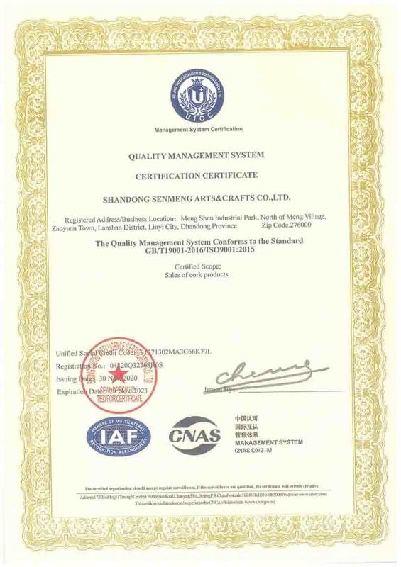 ISO9001 - Xi'an Yuelin Arts and Crafts Co., Ltd.
