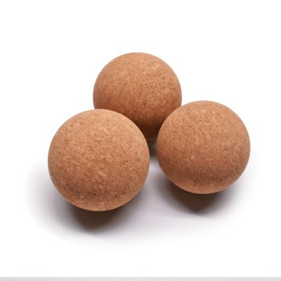 China 30mm To 100mm Yoga Cork Ball Massage Muscular Relaxation for sale