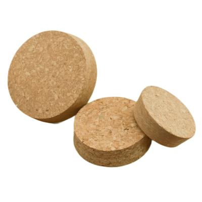 China Agglomerated Natural Cork Stopper Lid For Sealing Glass Bottle Jars for sale