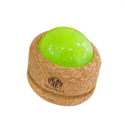 China Manual Cork Massage Roller Ball For Muscle Pain Relief for sale