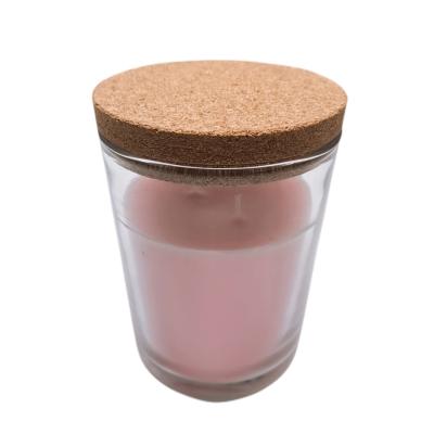 Chine Bouteille en verre claire Cork Lid Airtightness For Decorative de pot de bougie à vendre