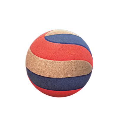 China OEM Natural Cork Volleyball Ball Wear Resistance Eco Friendly Printing for sale