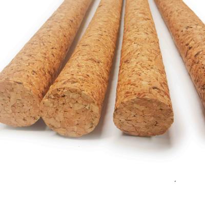 China Dia 25mm Agglomerated Cork Sticks Rod For Wine Stoppers for sale
