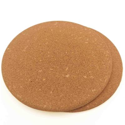 China Kitchen Cork Hot Mats Cork Heat Pads For Hot Pots Dia 190mm for sale