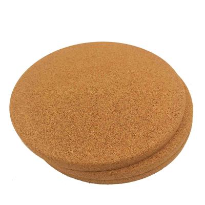 China 9mm Thickness Round Cork Placemat Corkboard For Hot Dishes Pots for sale
