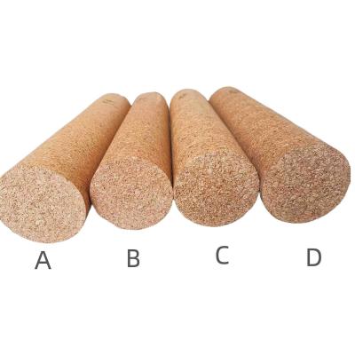China Agglomerated Cork Rods Pressed Cork Sticks Model Making Dia45 - 160mm for sale