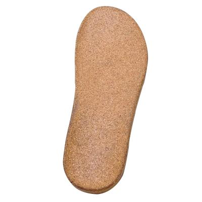 China Lleve - cómodo respetuoso del medio ambiente de las sandalias resistentes de Cork Shoe Soles Cork Midsole en venta