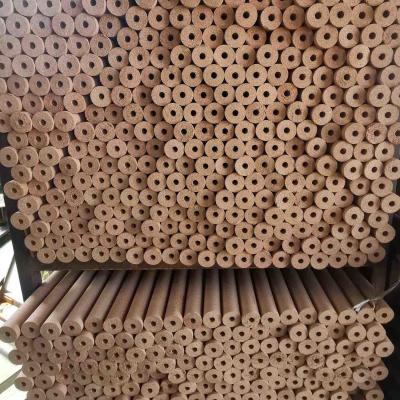 China Dia30 - 160mm Agglomerated Hollow Cork Rods Sticks Flexible Durable for sale