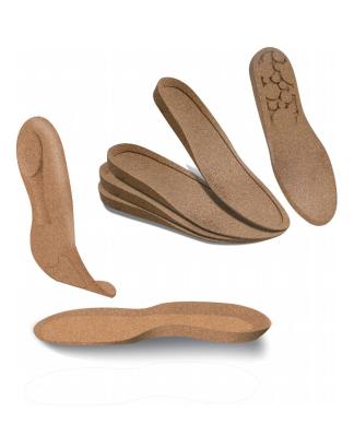 Chine Sweat Absorbing Cork Insole Cork Shoe Inserts Eco-Friendly Comfortable à vendre