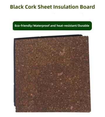 China Eco-Friendly Black Cork Sheet Dark Cork Board Roll Tiles For Crafts for sale