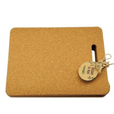 Chine Rectangular Cork Mat Placemat For Dishes Cork Heat Pads Hot Holder Stand à vendre