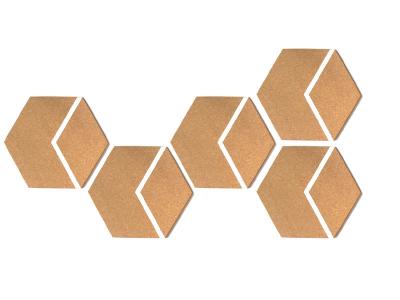 China DIY Hexagon Bulletin Board Tiles Adhesive for sale