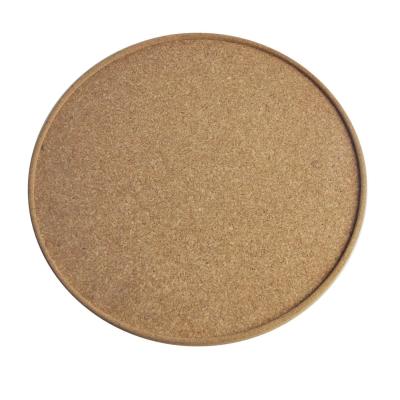 China Dia 6in To 16in Round Cork Trays Antimicrobial Slip Resistant for sale