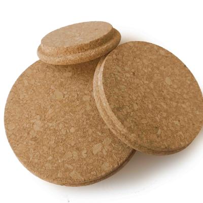 China Eco Dampproof Candle Jar Cork Lid 2.5*2.2*0.8in for sale
