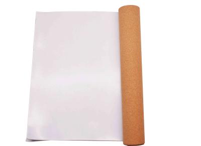 China OEM DIY Self Adhesive Cork Board Sheets 20mm Cuttable Durable for sale