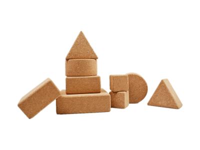 PROP65 Custom Cork Building Blocks Toys Antibacterial Odourless from ...