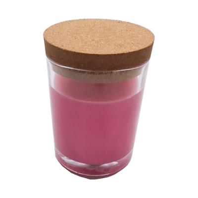 China OEM Cork Top Glass Jars Cork Lids For Candle Jars Antiwear Heat Resistant for sale