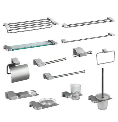 China Hotel Modern Bathroom Hardware Sets Luxury Bathroom Fitting Sus 304 Stainless Steel for sale