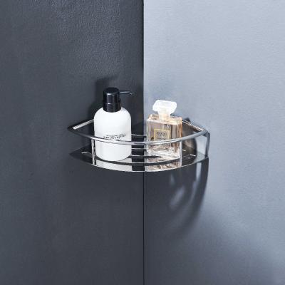 China Lightweight Bathroom Storage Baskets Sus304 Durable Triangle Shower Shelf for sale