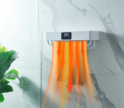 China UVC Bathroom Towel Racks With Electric Heating Warmer Wall Mount UV Towel Dryer for sale