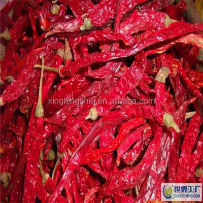 Chine Piments séchés épicés Erjingtiao Great Taste Sachet scellé sous vide 15 cm à vendre