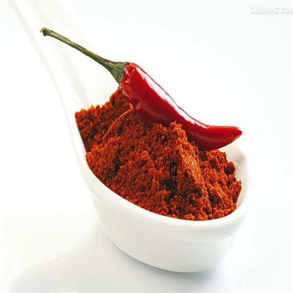 Chilli pepper powder texture detail