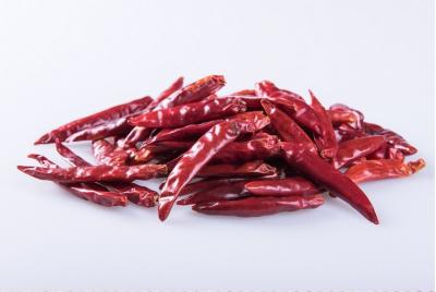 China Zero Additive Tianjin Red Chilies Stick Shape Pungent  Red Dried Chiles for sale