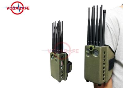 China UHF Radio Portable Signal Jammer Rechargeable Powerful Battery For Outdoors for sale