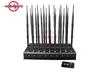 China 47W 18 Antennas Mobile Phone Signal Jammer All In One Design Non Stop Working for sale