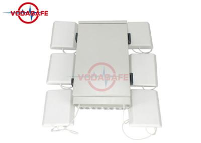 China Waterproof 6 Way Prison Cell Phone Jammers 180W Total Output Multifunctional for sale
