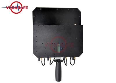 China Multifunctional Drone Signal Jammer 24W Total Output With Built In Battery for sale