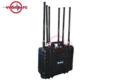 China 6 Frequencies Anti Drone Jammers , Drone Communication Jammer Easy Transportation for sale