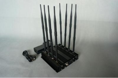 China GSM CDMA Phs WiFi & Cellular 4G Wimax Signal Jammer 8 bands for sale