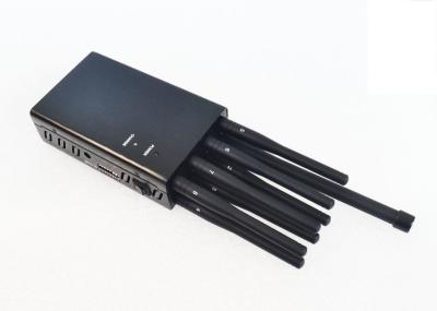 China Handheld 8 Bands Portable Cell Phone Jammer RF Jammer with Lojack LOJACK:160MHz - 175MHz for sale