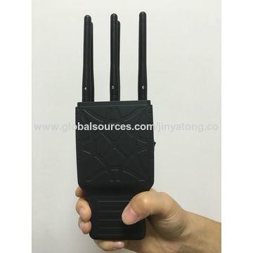 China Broadband Jammer 6 Bands Handheld Cell Phone Signal Jammer for sale