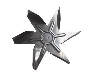 Китай 150mm Diameter Fireplace Fan 6 Blades Stainless Steel For Oven Stove продается