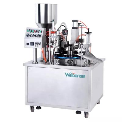 Китай Сливочная автоматическая машина для наполнения и запечатывания труб с пневматическим приводом продается