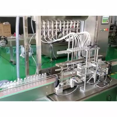 China PLC Liquid Filling Capping Labeling Machine With 4/6/8/10 Heads for sale