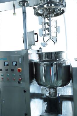 China 50-5000L Cosmetic Emulsifier Mixer Steam Electric Hot Oil Heating for sale