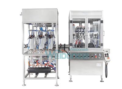 China Máquina de enchimento de aerossóis de alta velocidade para produtos alimentares 7200 latas/H 750 ml à venda