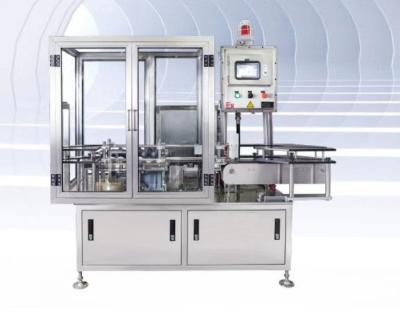 China PLC Aerosol Filling Machine Two Unit High Speed Production Line for sale
