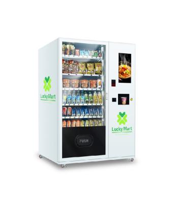 China Máquina de venda automática em vender esperto do macarronete da água quente das máquinas de venda automática do alimento de petisco dos macarronetes de copo de Malásia à venda